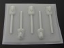 400sp Pirate Caribbean Face Chocolate or Hard Candy Lollipop Mold